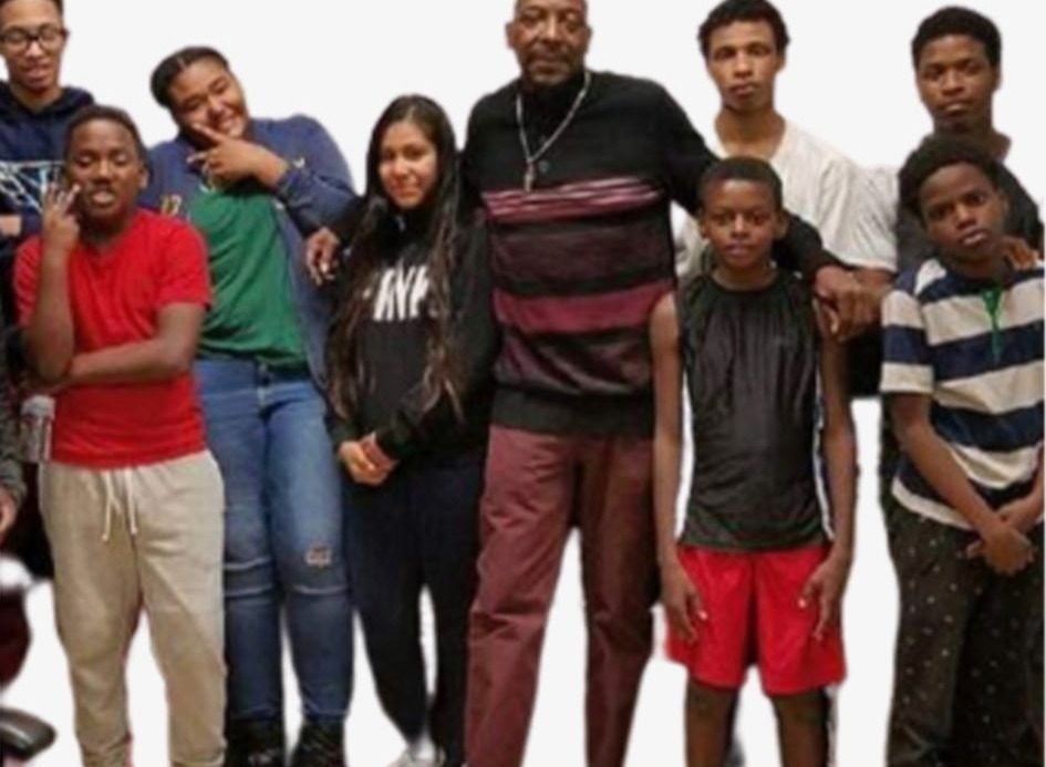 CCWW founder Cliffton Abrams Sr. with program youth